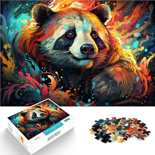 1000-teiliges Puzzle für Erwachsene Farbzeichnung eines Fantasy-Pandas Spielzeug Denkspiel 26 x 38 cm einzigartige Heimdekoration und Geschenke 1000-teiliges Puzzle für Erwachsene Farbzeichnung eines Fantasy-Pandas Spielzeug Denkspiel 26 x 38 cm einzigartige Heimdekoration und Geschenke von DLBHSG