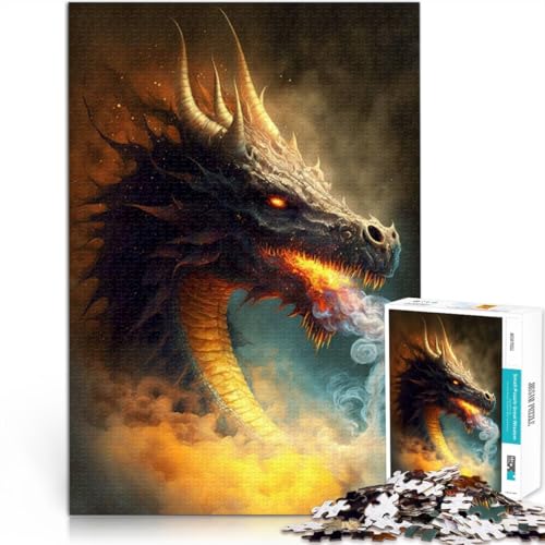 1000-teiliges Puzzle für Erwachsene Feuerdrache Himmel Lernspielzeug 26 x 38 cm Stressabbau Urlaub zu Hause Zeit totschlagen 1000-teiliges Puzzle für Erwachsene Feuerdrache Himmel Lernspielzeug 26 x 38 cm Stressabbau Urlaub zu Hause Zeit totschlagen von DLBHSG