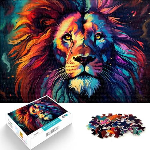 1000-teiliges Puzzle für Erwachsene Feuerlöwe Lernspielzeug 50 x 75 cm tolles Geschenk für die ganze Familie für Teenager ab 14 Jahren 1000-teiliges Puzzle für Erwachsene Feuerlöwe Lernspielzeug 50 x 75 cm tolles Geschenk für die ganze Familie für Teenager ab 14 Jahren von DLBHSG