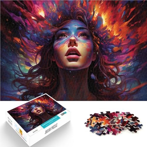 1000-teiliges Puzzle für Erwachsene Frauenkunst Quizspiel 26 x 38 cm Wanddekoration einzigartige Geburtstags Teenager ab 14 Jahren 1000-teiliges Puzzle für Erwachsene Frauenkunst Quizspiel 26 x 38 cm Wanddekoration einzigartige Geburtstags Teenager ab 14 Jahren von DLBHSG