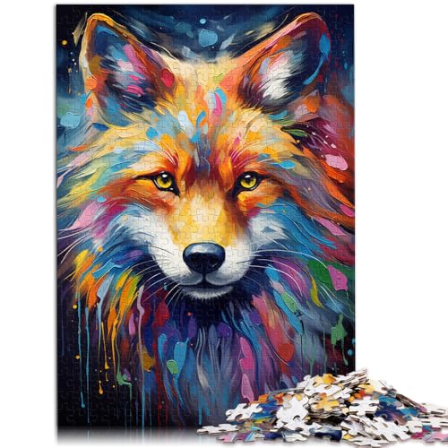 1000-teiliges Puzzle für Erwachsene Fuchs-Tier-Puzzlespiel 50 x 75 cm mit vollständig ineinander greifenden zufällig geformten Teilen für Teenager ab 14 Jahren 1000-teiliges Puzzle für Erwachsene Fuchs-Tier-Puzzlespiel 50 x 75 cm mit vollständig ineinander greifenden zufällig geformten Teilen für Teenager ab 14 Jahren von DLBHSG