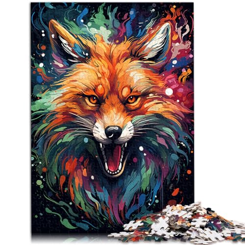 1000-teiliges Puzzle für Erwachsene Fuchs Tier pädagogisches Spielzeug zum Stressabbau 50 x 75 cm mit passendem Poster und Quizblatt 1000-teiliges Puzzle für Erwachsene Fuchs Tier pädagogisches Spielzeug zum Stressabbau 50 x 75 cm mit passendem Poster und Quizblatt von DLBHSG