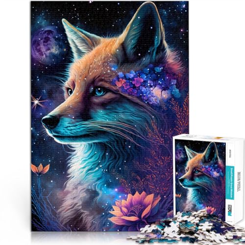 1000-teiliges Puzzle für Erwachsene Fuchs und Blumen Quizspiel 50 x 75 cm Geschenke für Freunde und Familie für Teenager ab 14 Jahren 1000-teiliges Puzzle für Erwachsene Fuchs und Blumen Quizspiel 50 x 75 cm Geschenke für Freunde und Familie für Teenager ab 14 Jahren von DLBHSG