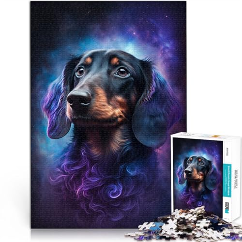 1000-teiliges Puzzle für Erwachsene Galaxie-Dackel-Puzzle Mitmachspiel 50 x 75 cm tolles Geschenk für die ganze Familie für 14-Jährige 1000-teiliges Puzzle für Erwachsene Galaxie-Dackel-Puzzle Mitmachspiel 50 x 75 cm tolles Geschenk für die ganze Familie für 14-Jährige von DLBHSG