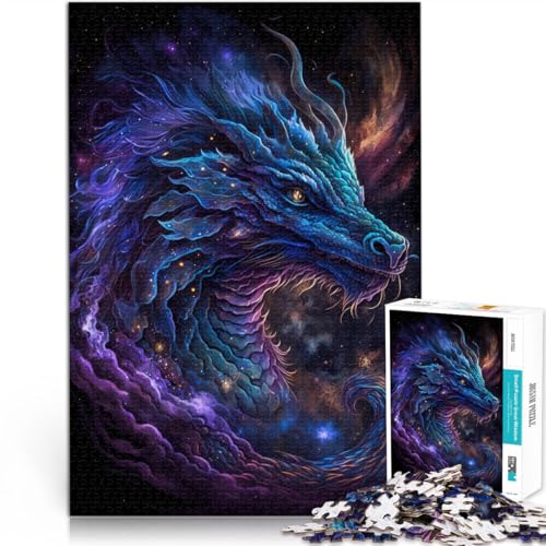 1000-teiliges Puzzle für Erwachsene Galaxie-Kunst chinesischer Drache Lernspiele für Zuhause DIY-Spielzeug 26 x 38 cm Geschenke für Freunde und Familie 1000-teiliges Puzzle für Erwachsene Galaxie-Kunst chinesischer Drache Lernspiele für Zuhause DIY-Spielzeug 26 x 38 cm Geschenke für Freunde und Familie von DLBHSG