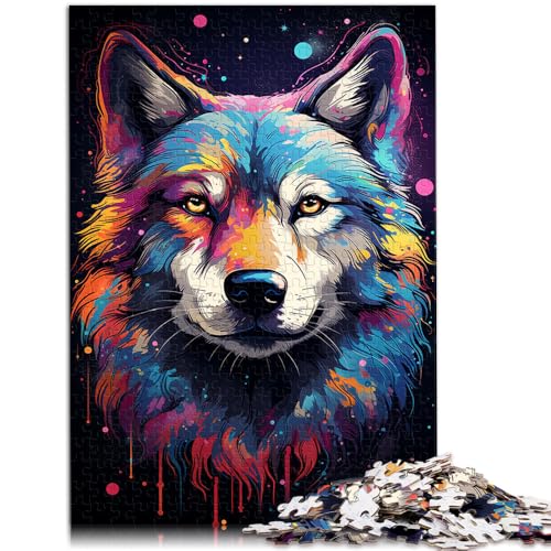 1000-teiliges Puzzle für Erwachsene Galaxie-Schäferhund Lernspielzeug 50 x 75 cm Geschenke für Freunde und Familie für 14-Jährige 1000-teiliges Puzzle für Erwachsene Galaxie-Schäferhund Lernspielzeug 50 x 75 cm Geschenke für Freunde und Familie für 14-Jährige von DLBHSG
