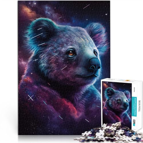 1000-teiliges Puzzle für Erwachsene Galaxie-Tier Koala Stressabbau-Spielzeug 26 x 38 cm einzigartige Heimdekoration und Geschenke geeignet für Jugendliche ab 14 Jahren 1000-teiliges Puzzle für Erwachsene Galaxie-Tier Koala Stressabbau-Spielzeug 26 x 38 cm einzigartige Heimdekoration und Geschenke geeignet für Jugendliche ab 14 Jahren von DLBHSG