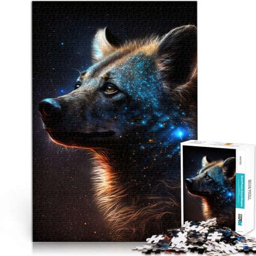 1000-teiliges Puzzle für Erwachsene Galaxie afrikanische Hyäne Lernpuzzle 50 x 75 cm Lernspiel für Geburtstag Weihnachten 1000-teiliges Puzzle für Erwachsene Galaxie afrikanische Hyäne Lernpuzzle 50 x 75 cm Lernspiel für Geburtstag Weihnachten von DLBHSG