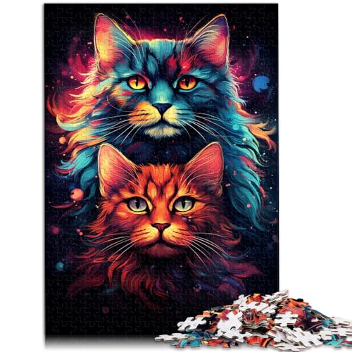 1000-teiliges Puzzle für Erwachsene Galaxiekatze Familienunterhaltungsspielzeug 50 x 75 cm ganze Familie von DLBHSG