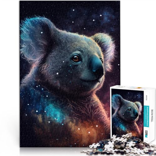 1000-teiliges Puzzle für Erwachsene Galaxy Animal Koala Lernpuzzle Familienspiel 50 x 75 cm anspruchsvolles Spiel und Familienspiel von DLBHSG