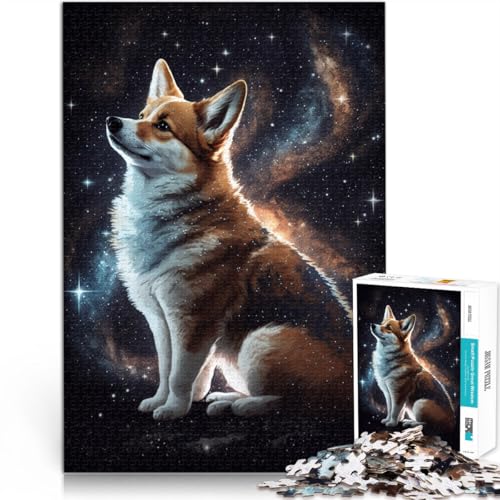 1000-teiliges Puzzle für Erwachsene Galaxy Corgi lustige Familienspiele 50 x 75 cm Familienspiel zum Stressabbau schwierige Herausforderung für Teenager ab 14 Jahren 1000-teiliges Puzzle für Erwachsene Galaxy Corgi lustige Familienspiele 50 x 75 cm Familienspiel zum Stressabbau schwierige Herausforderung für Teenager ab 14 Jahren von DLBHSG