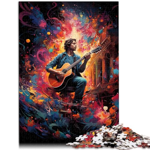 1000-teiliges Puzzle für Erwachsene Gitarrenspieler Spiele Spielzeug Geschenk 50 x 75 cm anspruchsvolles Spiel und Familienspiel für Teenager ab 14 Jahren 1000-teiliges Puzzle für Erwachsene Gitarrenspieler Spiele Spielzeug Geschenk 50 x 75 cm anspruchsvolles Spiel und Familienspiel für Teenager ab 14 Jahren von DLBHSG