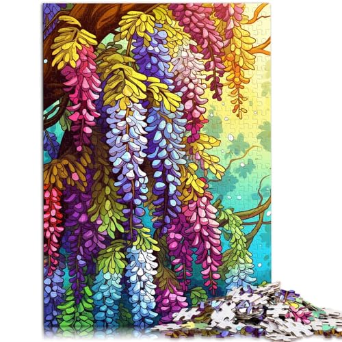 1000-teiliges Puzzle für Erwachsene Glyzinien-Lernspielzeug 50 x 75 cm ganze Familie für Teenager ab 14 Jahren von DLBHSG