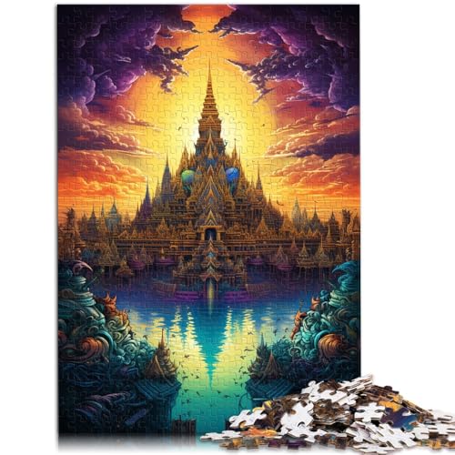 1000-teiliges Puzzle für Erwachsene Großer Palast von Thailand Puzzle für Lernspiele Herausforderungsspielzeug 50 x 75 cm perfekte Dekoration 1000-teiliges Puzzle für Erwachsene Großer Palast von Thailand Puzzle für Lernspiele Herausforderungsspielzeug 50 x 75 cm perfekte Dekoration von DLBHSG