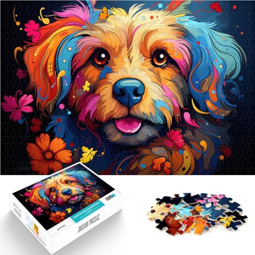 1000-teiliges Puzzle für Erwachsene Hundemalerei Quizspiel 50 x 75 cm Wanddekoration einzigartige Geburtstags Teenager ab 14 Jahren 1000-teiliges Puzzle für Erwachsene Hundemalerei Quizspiel 50 x 75 cm Wanddekoration einzigartige Geburtstags Teenager ab 14 Jahren von DLBHSG