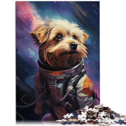 1000-teiliges Puzzle für Erwachsene Hundeweltraum Puzzle für Lernspiele Herausforderungsspielzeug 50 x 75 cm Lernspiel für Geburtstag Weihnachten 1000-teiliges Puzzle für Erwachsene Hundeweltraum Puzzle für Lernspiele Herausforderungsspielzeug 50 x 75 cm Lernspiel für Geburtstag Weihnachten von DLBHSG