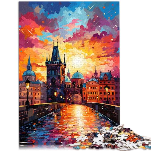 1000-teiliges Puzzle für Erwachsene Karlsbrücke anspruchsvolles schwieriges Puzzle 26 x 38 cm anspruchsvolles Spiel und Familienspiel 1000-teiliges Puzzle für Erwachsene Karlsbrücke anspruchsvolles schwieriges Puzzle 26 x 38 cm anspruchsvolles Spiel und Familienspiel von DLBHSG