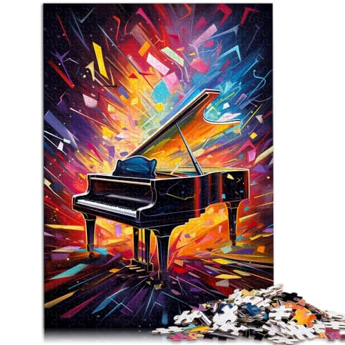 1000-teiliges Puzzle für Erwachsene Klavier farbenfrohes Spielzeug Denkspiel 50 x 75 cm tolles Geschenk für die ganze Familie für Teenager ab 14 Jahren von DLBHSG