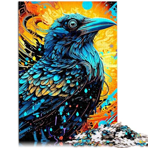 1000-teiliges Puzzle für Erwachsene Krähen-Puzzle – anspruchsvolles Spiel 26 x 38 cm anspruchsvolles Spiel und Familienspiel für Teenager ab 14 Jahren von DLBHSG