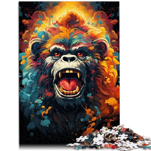 1000-teiliges Puzzle für Erwachsene Krieger-Orang-Utan Lernspielzeug 50 x 75 cm ganze Familie für Teenager ab 14 Jahren von DLBHSG