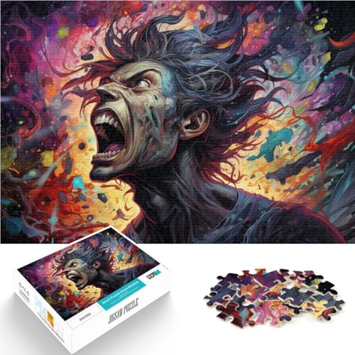 1000-teiliges Puzzle für Erwachsene Kunst-Denkspiel 26 x 38 cm anspruchsvoll zu lösen Aber unterhaltsam und humorvoll für Teenager ab 14 Jahren 1000-teiliges Puzzle für Erwachsene Kunst-Denkspiel 26 x 38 cm anspruchsvoll zu lösen Aber unterhaltsam und humorvoll für Teenager ab 14 Jahren von DLBHSG