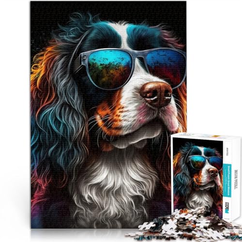 1000-teiliges Puzzle für Erwachsene Kunst Hunde Lernspielzeug 26 x 38 cm fördert die Liebe zwischen Paaren geeignet für Kinder und Jugendliche ab 14 Jahren 1000-teiliges Puzzle für Erwachsene Kunst Hunde Lernspielzeug 26 x 38 cm fördert die Liebe zwischen Paaren geeignet für Kinder und Jugendliche ab 14 Jahren von DLBHSG