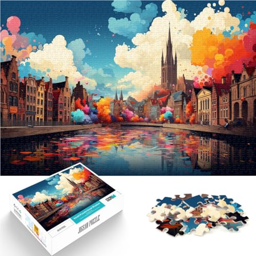 1000-teiliges Puzzle für Erwachsene Kunst Landschaftsmalerei Lernspielzeug 50 x 75 cm ganze Familie 1000-teiliges Puzzle für Erwachsene Kunst Landschaftsmalerei Lernspielzeug 50 x 75 cm ganze Familie von DLBHSG