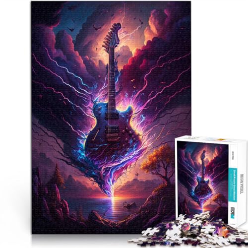1000-teiliges Puzzle für Erwachsene Kunstgitarre anspruchsvolles Spielspielzeug 50 x 75 cm Geburtstagsgeschenk Geschenke Wandkunst für Teenager ab 14 Jahren 1000-teiliges Puzzle für Erwachsene Kunstgitarre anspruchsvolles Spielspielzeug 50 x 75 cm Geburtstagsgeschenk Geschenke Wandkunst für Teenager ab 14 Jahren von DLBHSG