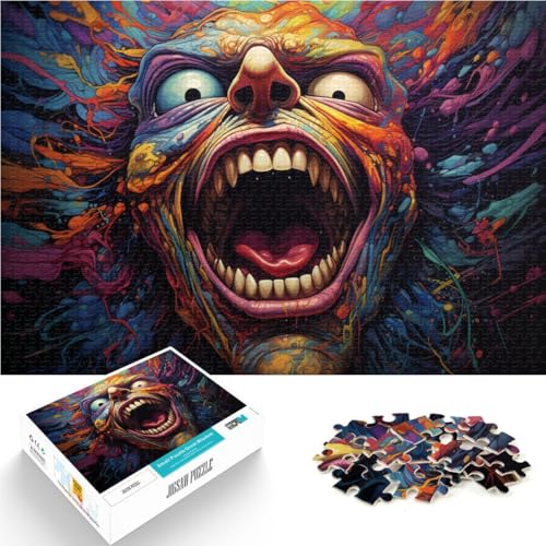 1000-teiliges Puzzle für Erwachsene Kunstmonster Heimdekorationspuzzle 26 x 38 cm Lernspiel für Geburtstag Weihnachten für Kinder ab 14 Jahren 1000-teiliges Puzzle für Erwachsene Kunstmonster Heimdekorationspuzzle 26 x 38 cm Lernspiel für Geburtstag Weihnachten für Kinder ab 14 Jahren von DLBHSG