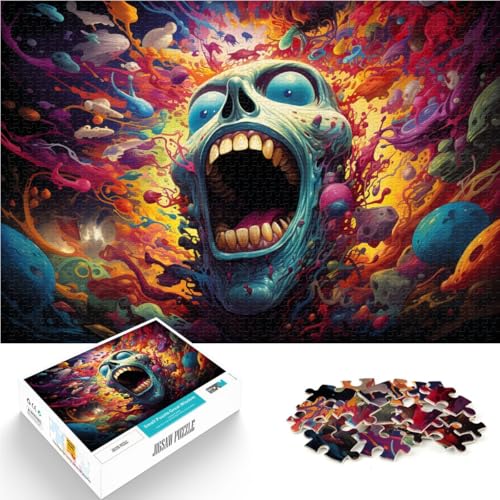 1000-teiliges Puzzle für Erwachsene Kunstspiel Spielzeug 50 x 75 cm Herausforderung der Gehirnintelligenz süchtig machendes Spielzeug für 14-Jährige von DLBHSG