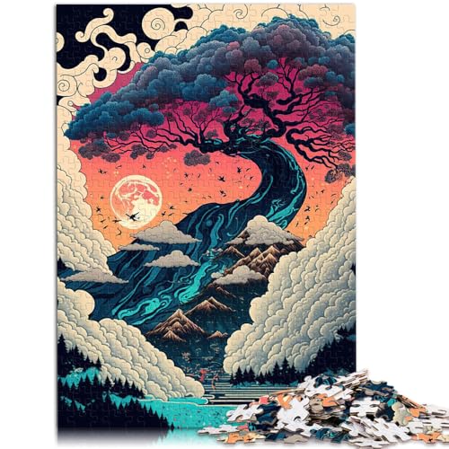 1000-teiliges Puzzle für Erwachsene Landschaft Berg Familienunterhaltungsspielzeug 26 x 38 cm anspruchsvolles Spiel und Familienspiel von DLBHSG