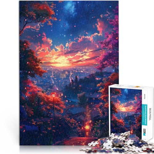 1000-teiliges Puzzle für Erwachsene Landschaft im japanischen Stil lustige Spiele 26 x 38 cm anspruchsvolles Spiel und Familienspiel für Teenager ab 14 Jahren von DLBHSG