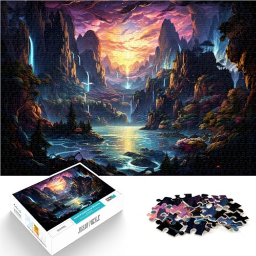 1000-teiliges Puzzle für Erwachsene Landschafts-Denkspiel 50 x 75 cm ganze Familie und für Teenager ab 14 Jahren 1000-teiliges Puzzle für Erwachsene Landschafts-Denkspiel 50 x 75 cm ganze Familie und für Teenager ab 14 Jahren von DLBHSG