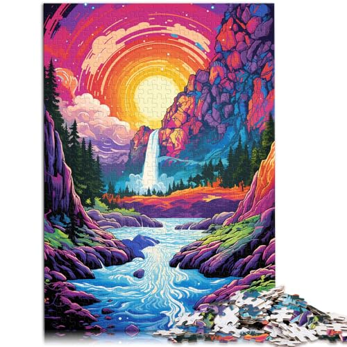 1000-teiliges Puzzle für Erwachsene Landschaftspuzzle Lernspiele 26 x 38 cm ganze Familie und für Teenager ab 14 Jahren von DLBHSG