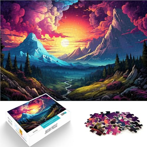 1000-teiliges Puzzle für Erwachsene Landschaftspuzzle Spielzeug 50 x 75 cm Spaß für Zuhause Geburtstagsgeschenk Reisegeschenk von DLBHSG