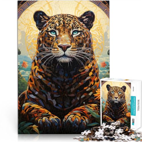 1000-teiliges Puzzle für Erwachsene Leoparden-Kunstspielzeug Denkspiel 50 x 75 cm ganze Familie für Teenager ab 14 Jahren 1000-teiliges Puzzle für Erwachsene Leoparden-Kunstspielzeug Denkspiel 50 x 75 cm ganze Familie für Teenager ab 14 Jahren von DLBHSG