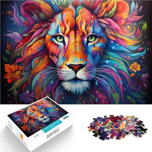 1000-teiliges Puzzle für Erwachsene Löwe Lernspielzeug 50 x 75 cm stärkt die Liebe zwischen Paaren für Teenager ab 14 Jahren von DLBHSG