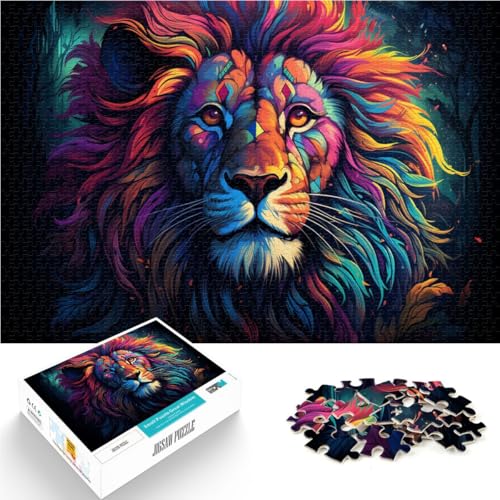 1000-teiliges Puzzle für Erwachsene Löwe Malspielzeug Lernspiele Stressabbau 26 x 38 cm geeignet als Schreibtischdekoration für 14-Jährige 1000-teiliges Puzzle für Erwachsene Löwe Malspielzeug Lernspiele Stressabbau 26 x 38 cm geeignet als Schreibtischdekoration für 14-Jährige von DLBHSG