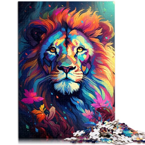 1000-teiliges Puzzle für Erwachsene Löwen-Puzzle Mitmach-Spiel 26 x 38 cm Lernspiel für Geburtstag Weihnachten für Teenager ab 14 Jahren von DLBHSG