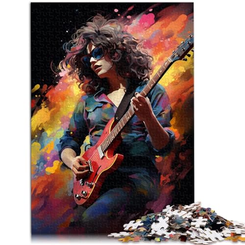 1000-teiliges Puzzle für Erwachsene Mädchen spielt Gitarre Wanddekoration 26 x 38 cm anspruchsvolles Spiel und Familienspiel 1000-teiliges Puzzle für Erwachsene Mädchen spielt Gitarre Wanddekoration 26 x 38 cm anspruchsvolles Spiel und Familienspiel von DLBHSG
