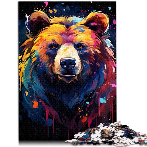 1000-teiliges Puzzle für Erwachsene Malen Bär lustige Spiele 50 x 75 cm Spaß bei Aktivitäten zu Hause Geburtstagsgeschenk Reisegeschenke 1000-teiliges Puzzle für Erwachsene Malen Bär lustige Spiele 50 x 75 cm Spaß bei Aktivitäten zu Hause Geburtstagsgeschenk Reisegeschenke von DLBHSG