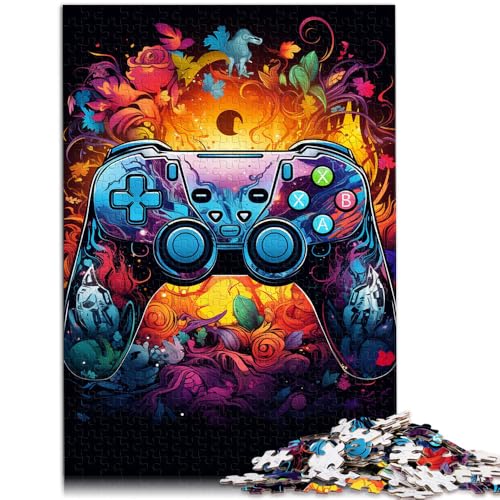 1000-teiliges Puzzle für Erwachsene Malen Farb-Gamepad Lernspiel Herausforderungsspielzeug 50 x 75 cm Lernspiel für Geburtstag Weihnachten 1000-teiliges Puzzle für Erwachsene Malen Farb-Gamepad Lernspiel Herausforderungsspielzeug 50 x 75 cm Lernspiel für Geburtstag Weihnachten von DLBHSG