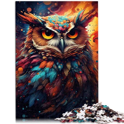 1000-teiliges Puzzle für Erwachsene Malen Farbe Tier Eule Lernpuzzle 50 x 75 cm geeignet als Schreibtischdekoration 1000-teiliges Puzzle für Erwachsene Malen Farbe Tier Eule Lernpuzzle 50 x 75 cm geeignet als Schreibtischdekoration von DLBHSG