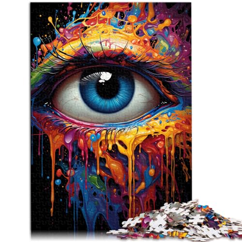 1000-teiliges Puzzle für Erwachsene Malen farbige Augen Lernpuzzle Familienspiel 50 x 75 cm einzigartige Heimdekoration und Geschenke 1000-teiliges Puzzle für Erwachsene Malen farbige Augen Lernpuzzle Familienspiel 50 x 75 cm einzigartige Heimdekoration und Geschenke von DLBHSG