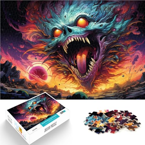 1000-teiliges Puzzle für Erwachsene Monster anspruchsvolles Spiel Puzzles 26 x 38 cm anspruchsvoll zu vervollständigen Aber lustig und humorvoll für 14-Jährige 1000-teiliges Puzzle für Erwachsene Monster anspruchsvolles Spiel Puzzles 26 x 38 cm anspruchsvoll zu vervollständigen Aber lustig und humorvoll für 14-Jährige von DLBHSG