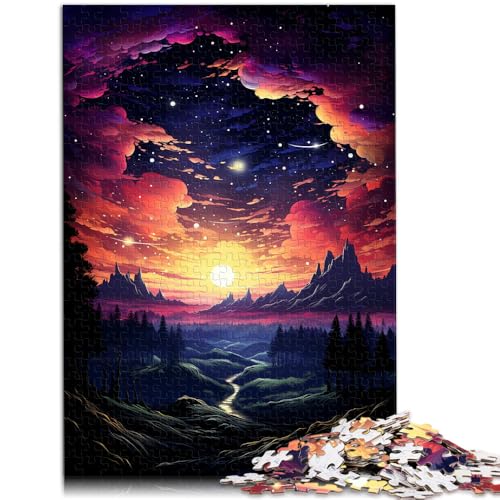 1000-teiliges Puzzle für Erwachsene Nacht-Sternenhimmel Quizspiel 26 x 38 cm einzigartige Heimdekoration und Geschenke für Teenager ab 14 Jahren 1000-teiliges Puzzle für Erwachsene Nacht-Sternenhimmel Quizspiel 26 x 38 cm einzigartige Heimdekoration und Geschenke für Teenager ab 14 Jahren von DLBHSG