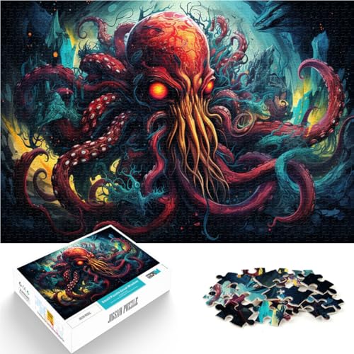 1000-teiliges Puzzle für Erwachsene Oktopus-Kunstspielzeug Denkspiel 50 x 75 cm stärkt die Liebe zwischen Paaren geeignet für Jugendliche ab 14 Jahren von DLBHSG