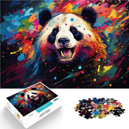 1000-teiliges Puzzle für Erwachsene Panda-Puzzle Spielzeug 26 x 38 cm Herausforderung für die Gehirnintelligenz süchtig machendes Spielzeug für Teenager ab 14 Jahren von DLBHSG