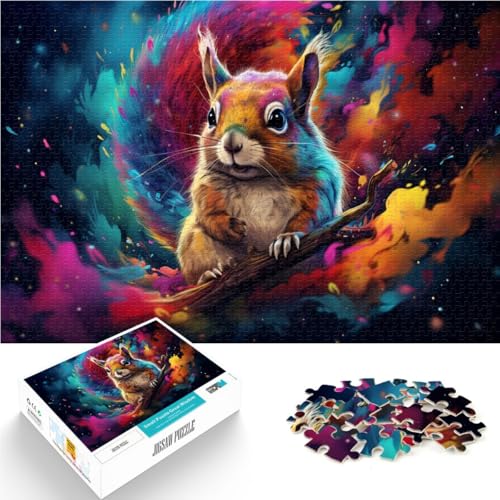 1000-teiliges Puzzle für Erwachsene Phantom-Eichhörnchen-Quizspiel 50 x 75 cm ganze Familie für Teenager ab 14 Jahren von DLBHSG