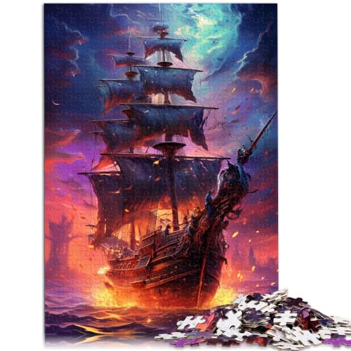 1000-teiliges Puzzle für Erwachsene Piratenschiff der Zukunft anspruchsvolles Spiel Geschenke 26 x 38 cm ganze Familie 1000-teiliges Puzzle für Erwachsene Piratenschiff der Zukunft anspruchsvolles Spiel Geschenke 26 x 38 cm ganze Familie von DLBHSG